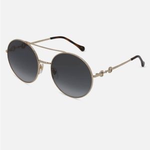 Gucci round aviator sunglasses